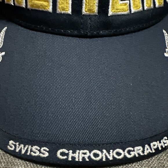 Breitling Watches 1884 Big Logo Embroidered Chronographs Blue Snapback Hat Cap - Picture 5 of 8